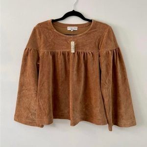 NWT Madewell / Texture & Thread Corduroy Swing Top / Size S